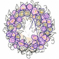 Flowers Embroidery Design 3